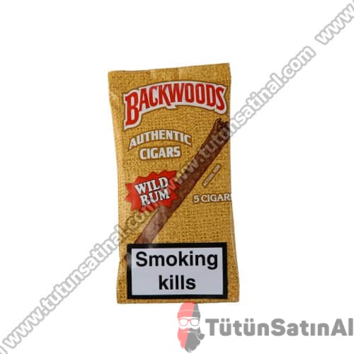Backwoods Wild Rum (Rom Aromalı) Islak Puro 1 Backwoods Wild Rum (Rom Aromalı) Islak Puro