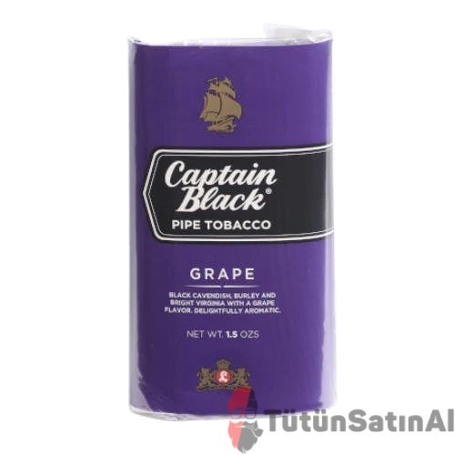 Captain Black Grape (Üzüm) İthal Pipo Tütünü 1 Captain Black Grape (Üzüm) İthal Pipo Tütünü