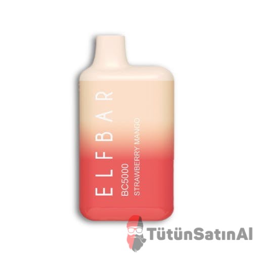 Elf Bar BC5000 Strawberry Mango 1 Elf Bar BC5000 Strawberry Mango