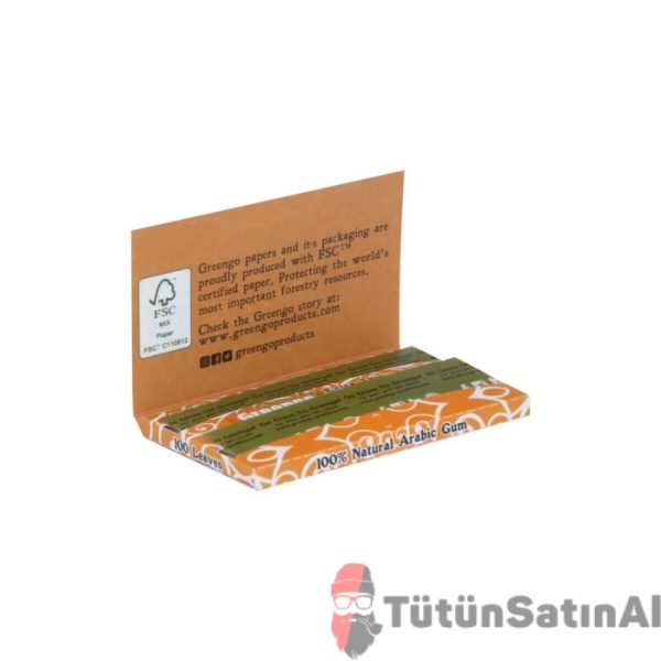 Greengo Extra Thin Organik Double Tütün Sarma Kağıdı - Görsel 2