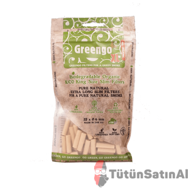 Greengo Organic Eco Slim XL (22 X 6 mm) Poşet Filtre