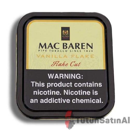 Mac Baren Vanilla Flake 50gr İthal Pipo Tütünü 1 Mac Baren Vanilla Flake 50gr İthal Pipo Tütünü