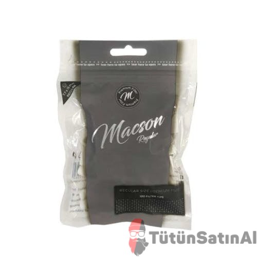 Macson Regular 7,7mm Tütün Sarma Filtresi 1 Macson Regular