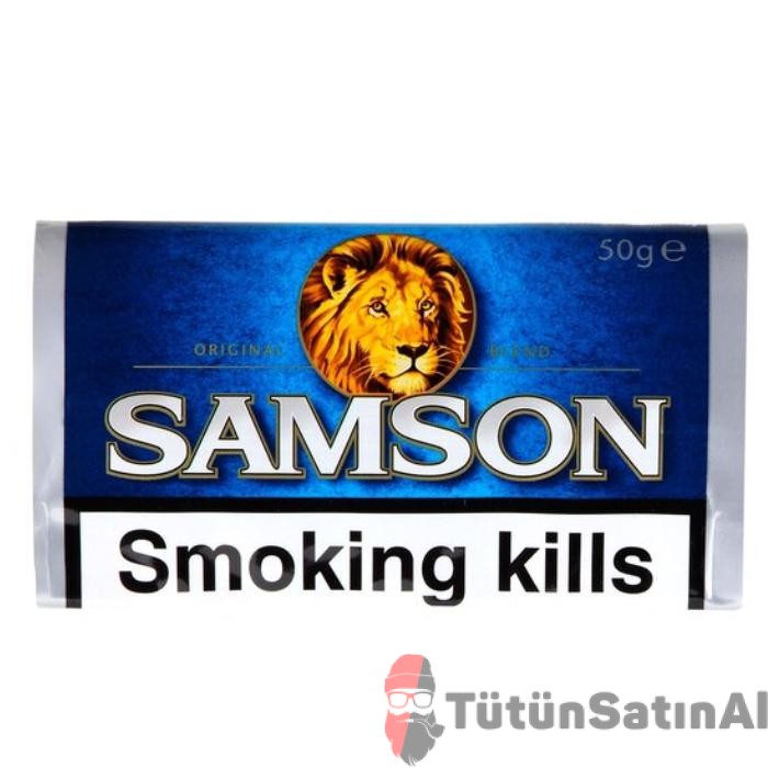 Samson Mavi (Blue) İthal Paket Tütün Satın Al – 50gr 1 Samson Mavi