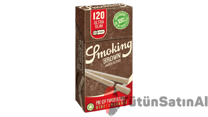 Smoking Pre-Cut Brown Ultra Slim 5,7mm Sarma Filtresi 1 Smoking Pre-Cut Brown Ultra Slim 5,7mm Sarma Filtresi