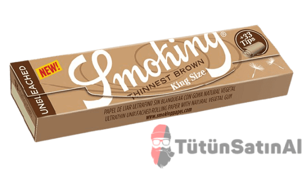 Smoking Thinnest Brown Zıvanalı Sigara Sarma Kağıdı