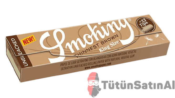 Smoking Thinnest Brown Zıvanalı Sigara Sarma Kağıdı 1 Smoking Thinnest Brown Zıvanalı Sigara Sarma Kağıdı