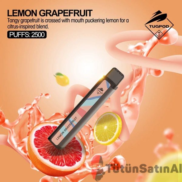 Tugboat XXL 2500 Puff Lemon Grapefruit (Limon Greyfurt)