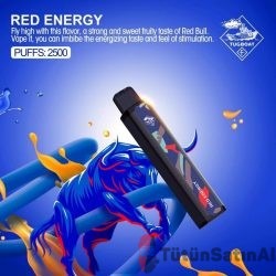 Tugboat XXL 2500 Puffs Red Energy Tek Kullanımlık Elektronik Sigara