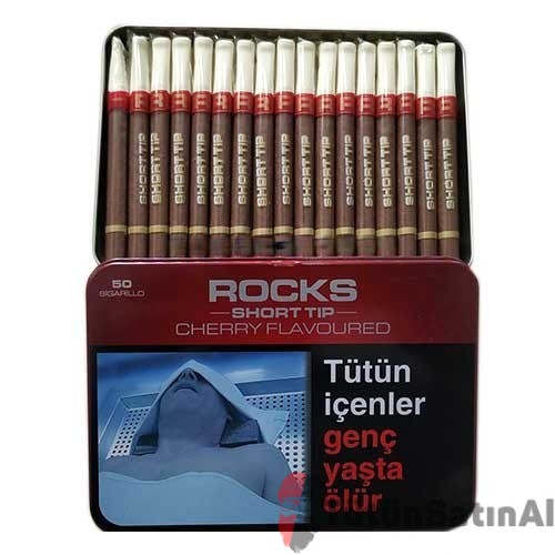 Rocks Short Cherry Sigarillo - Kiraz Aromalı 1 Rocks Short Cherry Sigarillo - Kiraz Aromalı