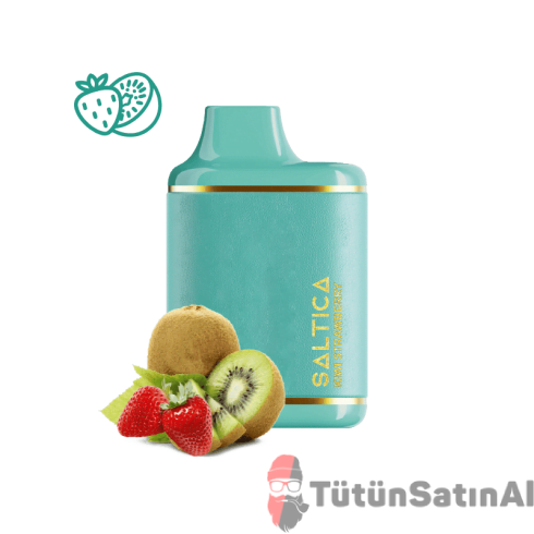 Saltica 7000 Kiwi Strawberry Puff - Leather Series 1 Saltica 7000 Kiwi Strawberry Puff - Leather Series