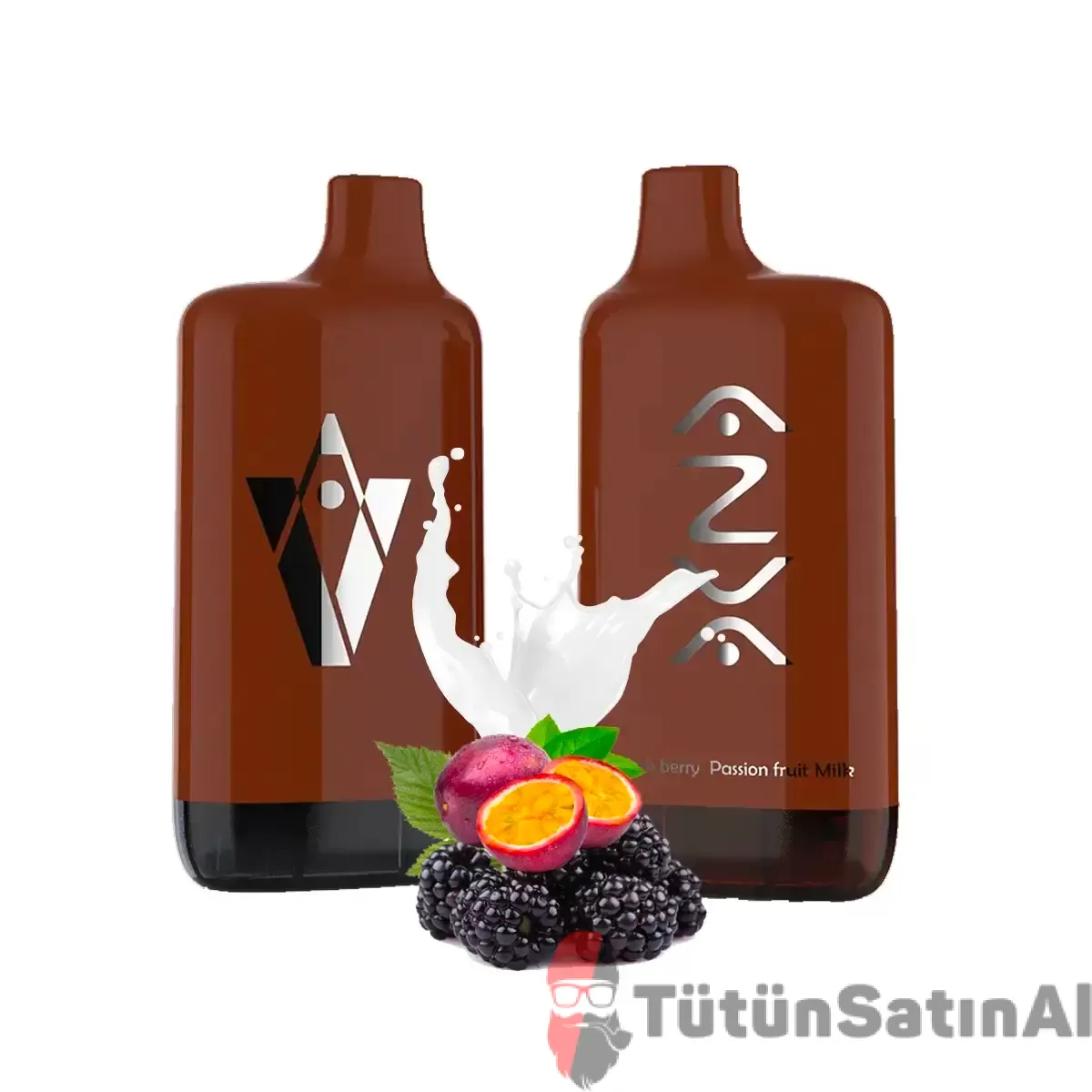 Azva Puff 8000 Blackberry Passion Fruit Milk 1 Azva Puff 8000 Blackberry Passion Fruit Milk