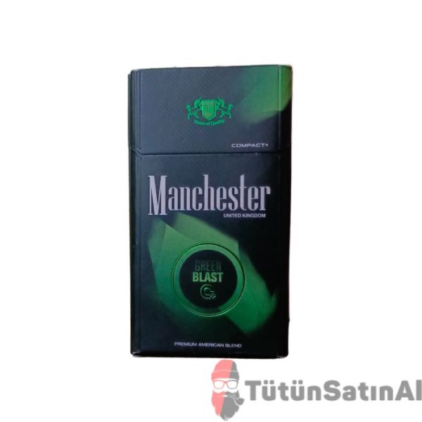 Manchester Queen Compact Green Blast Sigara