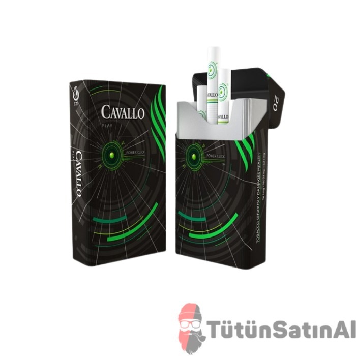 Cavallo Queen Play Green (Nane) İthal Sigara 2 Cavallo Queen Play Green (Nane) İthal Sigara - Görsel 2