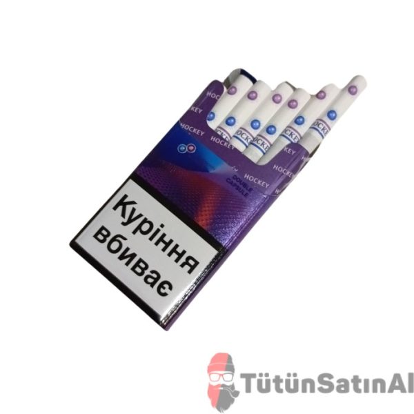 Hockey Double Capsule Super Slim Blueberry Menthol İthal Sigara Satın al - Görsel 2