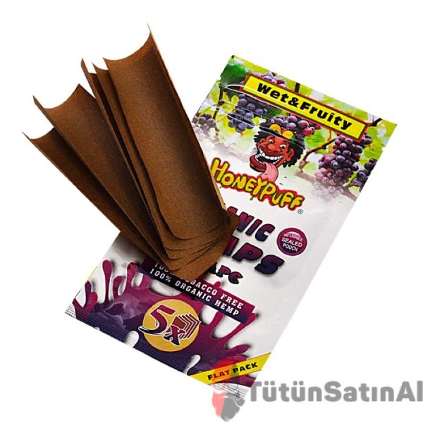 Honeypuff Organic Wraps Grape (Üzüm) Aromalı Sarma Kağıdı - Görsel 2