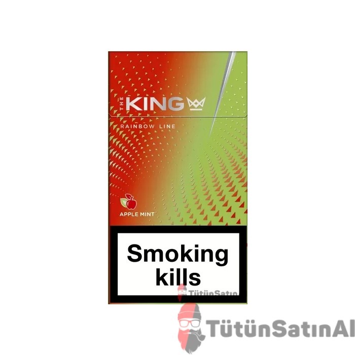King Rainbow Line Apple Mint ( Elma-Nane) İthal sigara 1 King Rainbow Line Apple Mint ( Elma-Nane) İthal sigara
