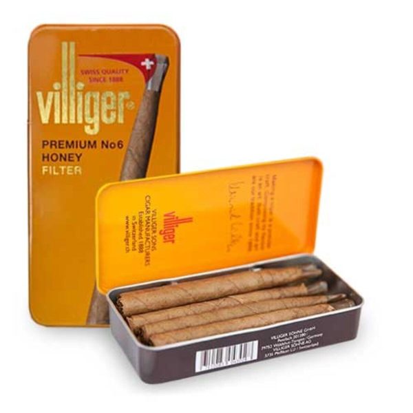 VILLIGER PREMIUM NO 6 HONEY ( Ballı Puro) - Görsel 2