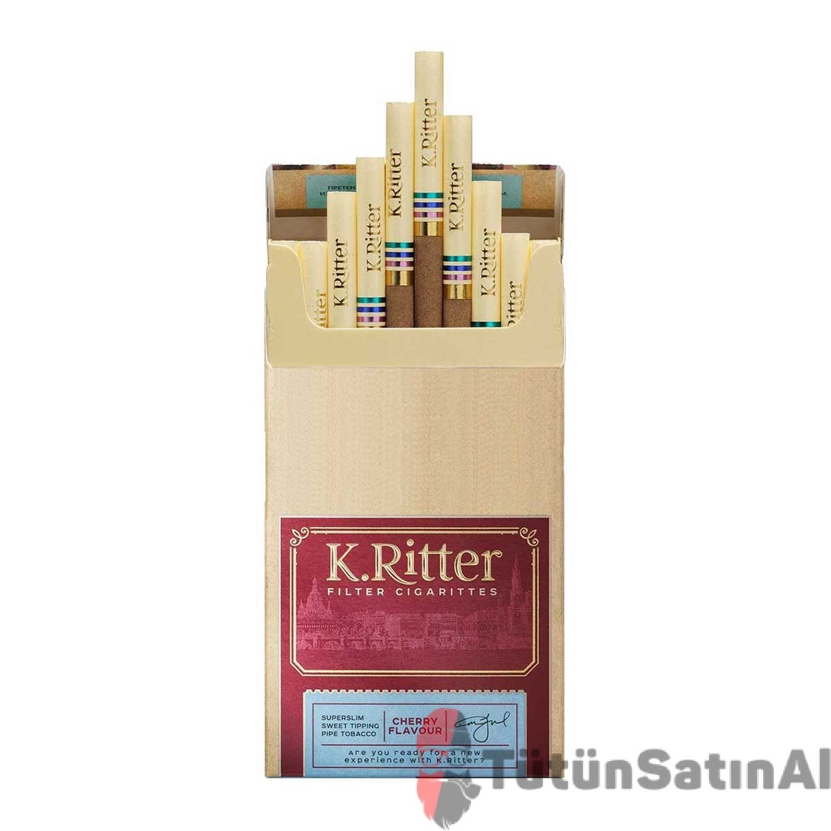 K.Ritter Cherry Flavour Super Slims 1 K.RITTER CHERRY