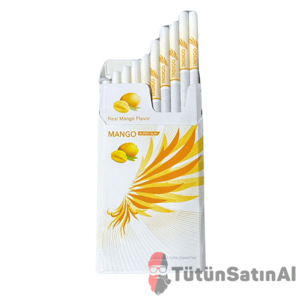 İNDİGO Mango Superslim Sigara - Mango aromalı sigara - Görsel 2