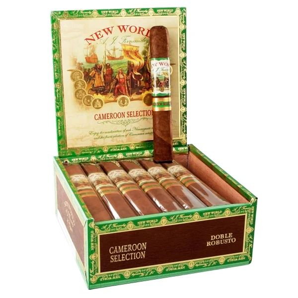 Aj Fernandez New World Cameroon Double Robusto  20s