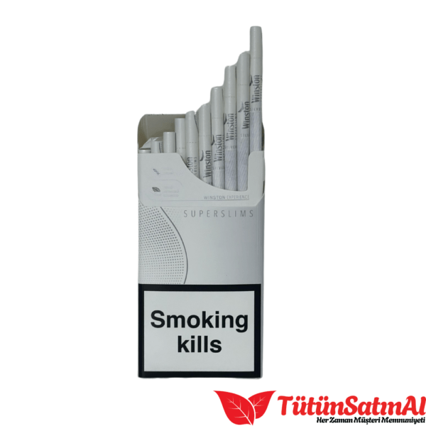 Winston Silver Superslims İthal Sigara - Görsel 2