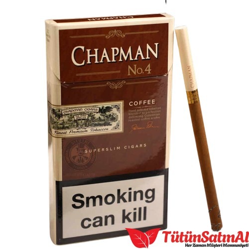 Chapman Coffe No:4 Slim İthal Sigara - Kahve aromalı sigara 1 Chapman  Coffe No:4 Slim İthal Sigara  - Kahve aromalı sigara