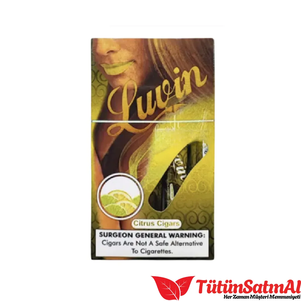 Luvin Citrus Sigarillo (Turunçgil Aromalı) 1 Luvin Citrus Sigarillo (Turunçgil Aromalı)